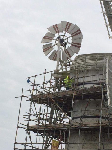 Thurne Mill Repaint Day 1