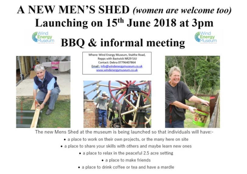 Broadlands Mens Shed Launch | June 15th | 3pm